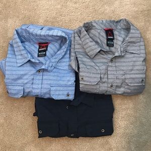 Bundle of 3 outdoor hiking shirts size XL